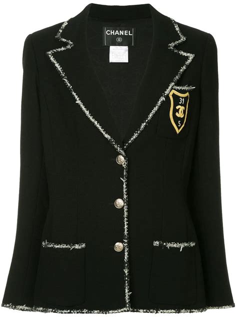 chanel type blazer|pre owned chanel jackets.